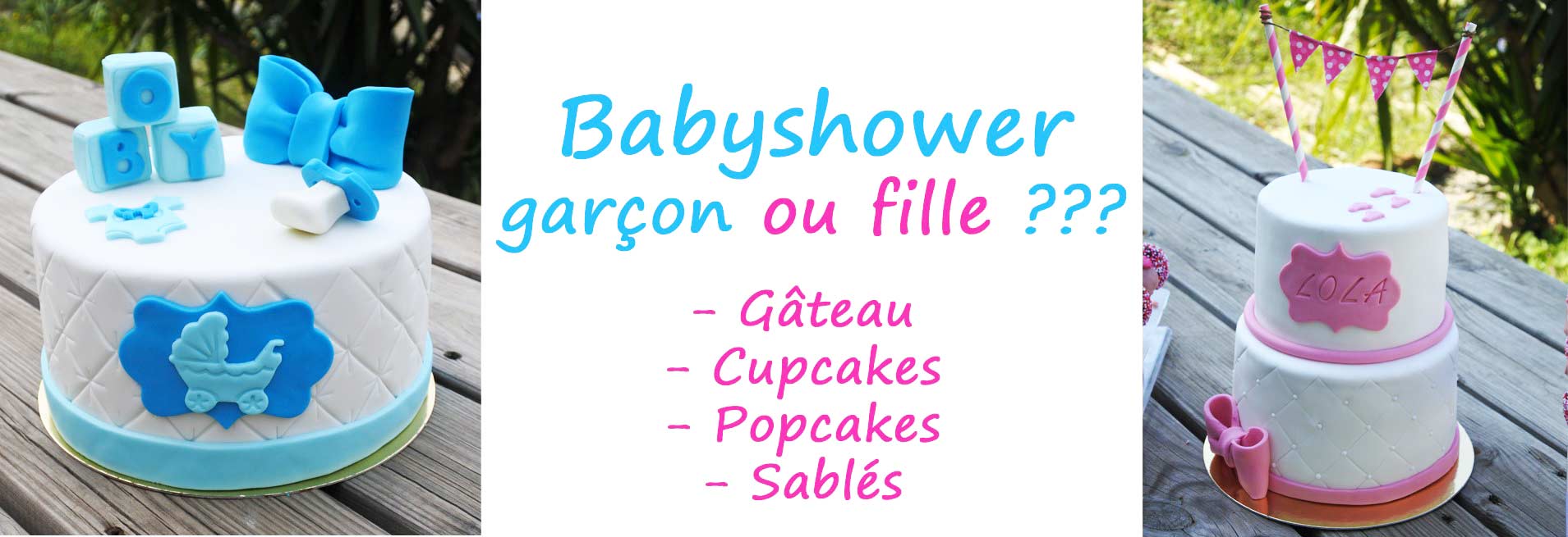 Création gâteau Babyshower Montpellier